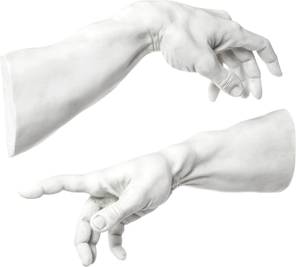 Design Toscano The Creation Wall Sculpture in Ancient Stone (Set of 2),Antique Stone