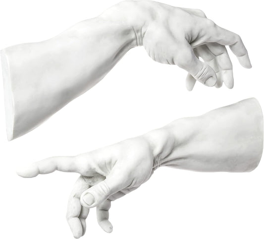 Design Toscano The Creation Wall Sculpture in Ancient Stone (Set of 2),Antique Stone