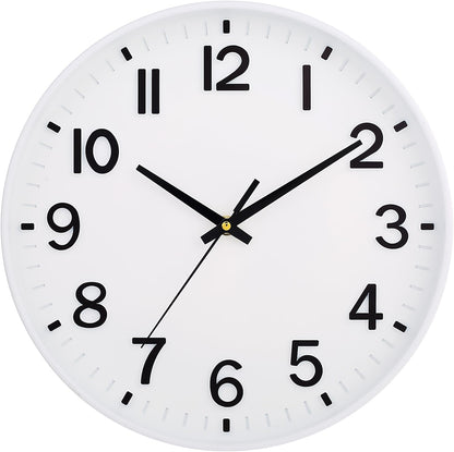 HZDHCLH Wall Clocks Battery Operated,12 inch Silent Non Ticking Modern Wall Clock for Living Room Bedroom Kitchen Office Classroom Decor (Olive Green and Gold)