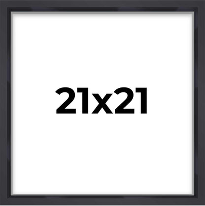 14x14 Shadow Box Black | 3/4" Depth of Usable Space | Solid Wood Pine | Includes UV Resistant Acrylic Plexiglass, Acid-Free Backing & Hanging Hardware | Made to Order in USA - Colors G