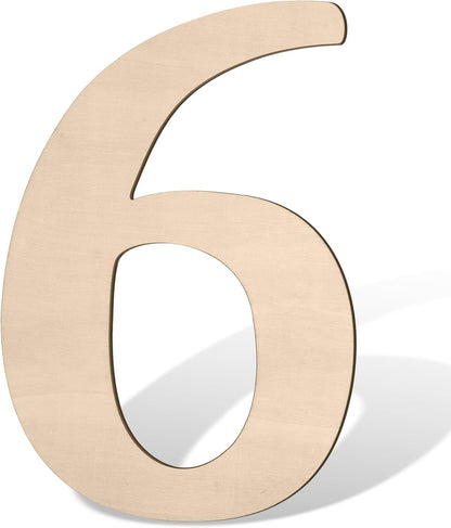 17 inch Large Wooden Sign & for Wall Decor, Big Wood Symbol &, Giant Paintable Blank Wooden Shapes for Crafts, Unfinished Wood Cutouts for Birthday Party, Rustic Wedding, Christmas Decor, Baby Shower