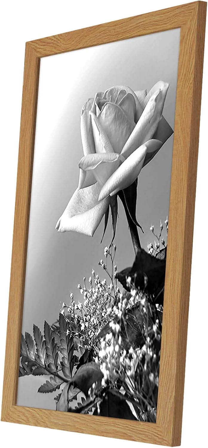 Americanflat 16x20 Picture Frame with Polished Plexiglass - Black Picture Frame - Wide Photo Frames Made of Engineered Wood for Vertical or Horizontal Wall Display - Epic Collection - Black - Colors B