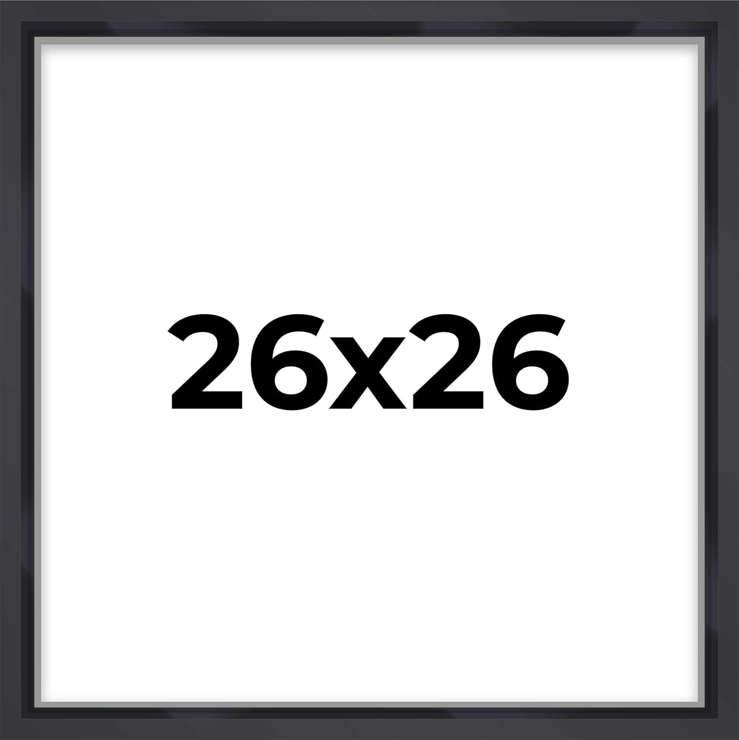 14x14 Shadow Box Black | 3/4" Depth of Usable Space | Solid Wood Pine | Includes UV Resistant Acrylic Plexiglass, Acid-Free Backing & Hanging Hardware | Made to Order in USA - Colors E