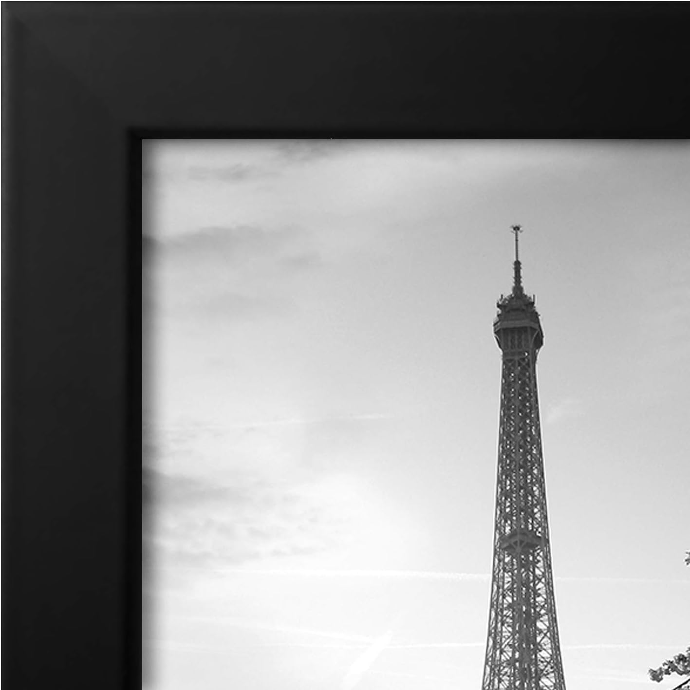 Americanflat 12x18 Poster Frame with Shatter-Resistant Glass - Signature Collection - Gallery-Style Frames Made of Engineered Wood - Photo Frame for Wall Display - Black - Colors A