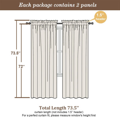 Chyhomenyc Sheer White Valances for Windows 2 Pack, Small Window Curtains for Living Room Bathroom Cafe Laundry Basement, Modern Top Dual Rod Pocket Voile Curtain, 42W x 14L inches, White - Colors A