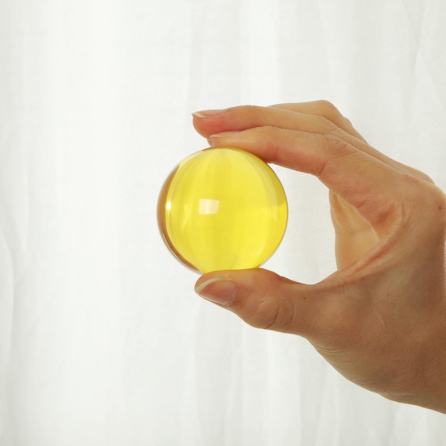 LONGWIN 50mm(2 inch) K9 Photography Solid Crystal Glass Ball Sphere with Free Stand Suncatcher (Clear)