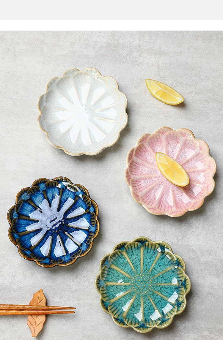 JAMEND CLXP Lotus Leaf Shape Decorative Ring Tray, Small Key Bowl, Ceramic Trinket Tray Jewelry Dish Organizing Necklace Earrings, Home Decoration for Mom Best Friend Sister, Pink.