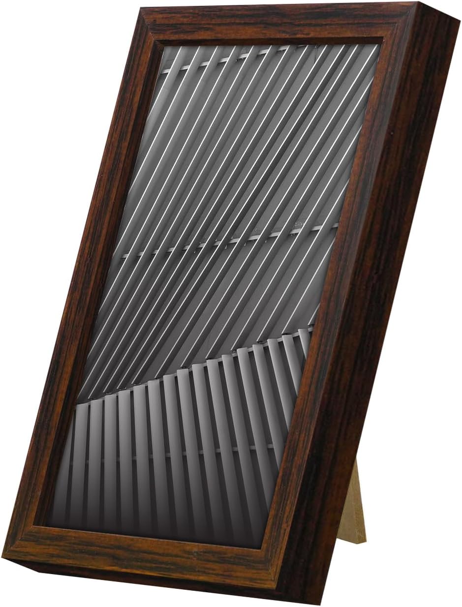 Americanflat 24x36 Poster Frame with Polished Plexiglass - Streamline Collection - Thin Border Picture Frame for Wall Display - Hanging Hardware Included - Black - Colors A