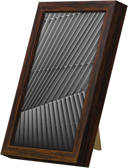 Americanflat 24x36 Poster Frame with Polished Plexiglass - Streamline Collection - Thin Border Picture Frame for Wall Display - Hanging Hardware Included - Black - Colors A