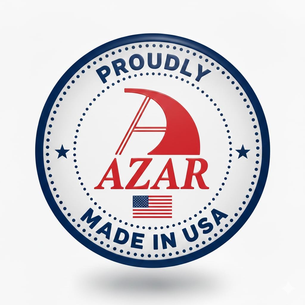 Azar Displays,105536, Floating Acrylic Wall Frame with Silver Hardware Stand Off Caps, Clear Hanging Photo Frame Display Mount with Frameless Border, Glass-Like Frame for Large Prints, 24" x 36"