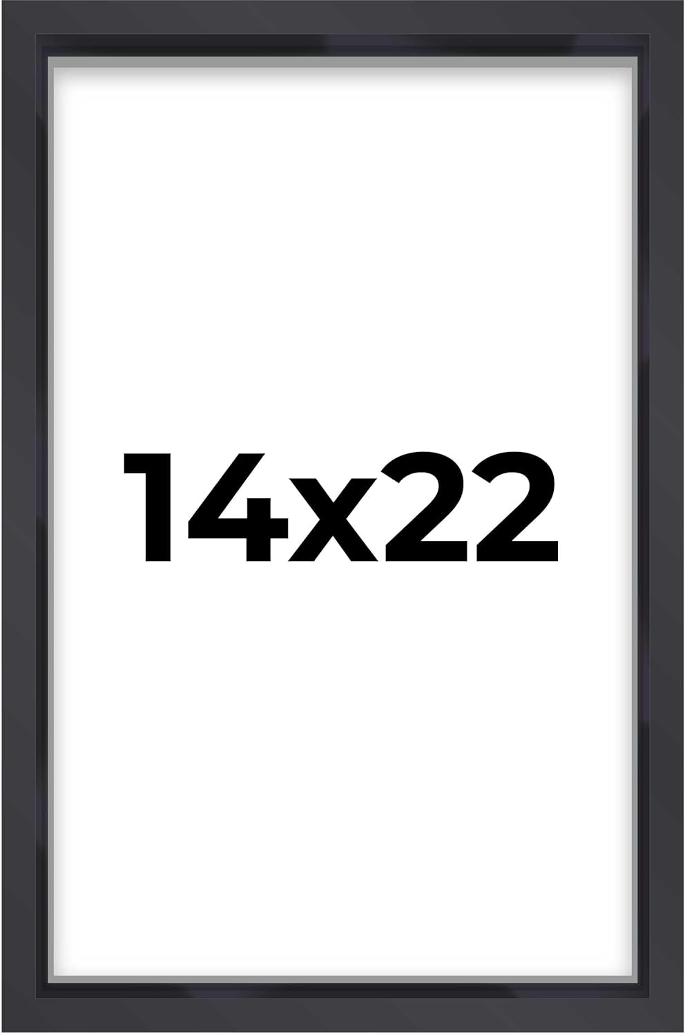 14x14 Shadow Box Black | 3/4" Depth of Usable Space | Solid Wood Pine | Includes UV Resistant Acrylic Plexiglass, Acid-Free Backing & Hanging Hardware | Made to Order in USA - Colors E