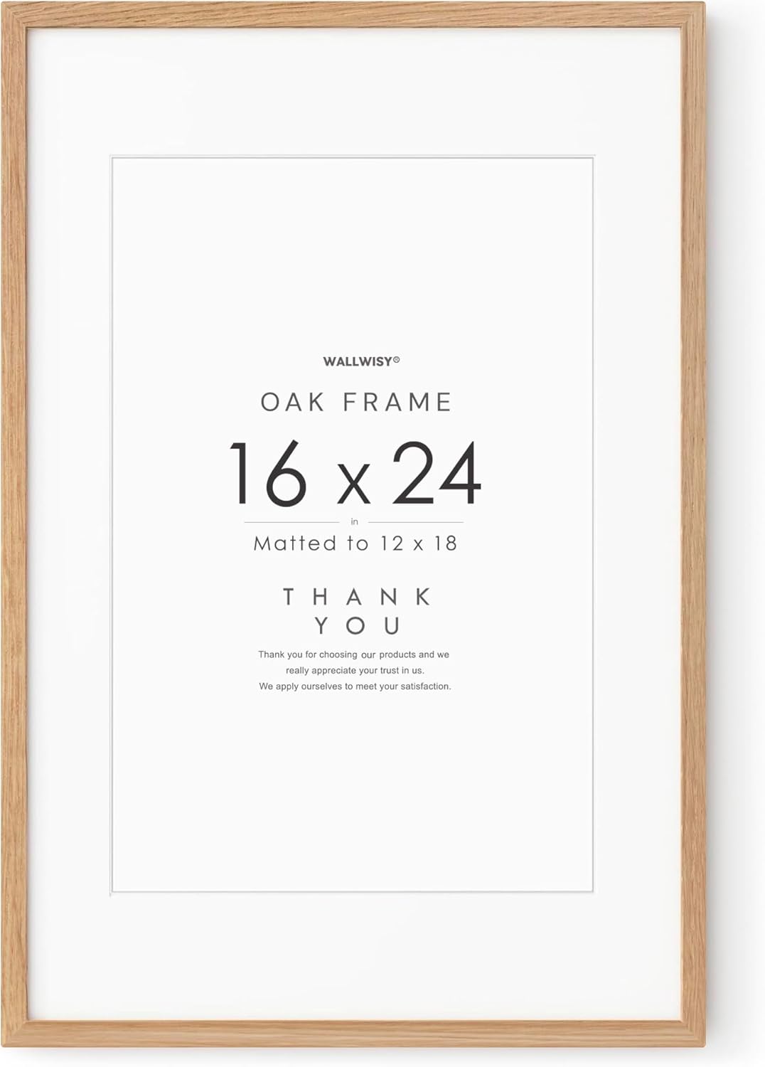 5x7 Picture Frame, Solid Oak Wood 5 x 7 Photo Frame with Mat to 4x6, 7x5 Picture Frames for Wall and Tabletop Display, (Walnut Set of 1)