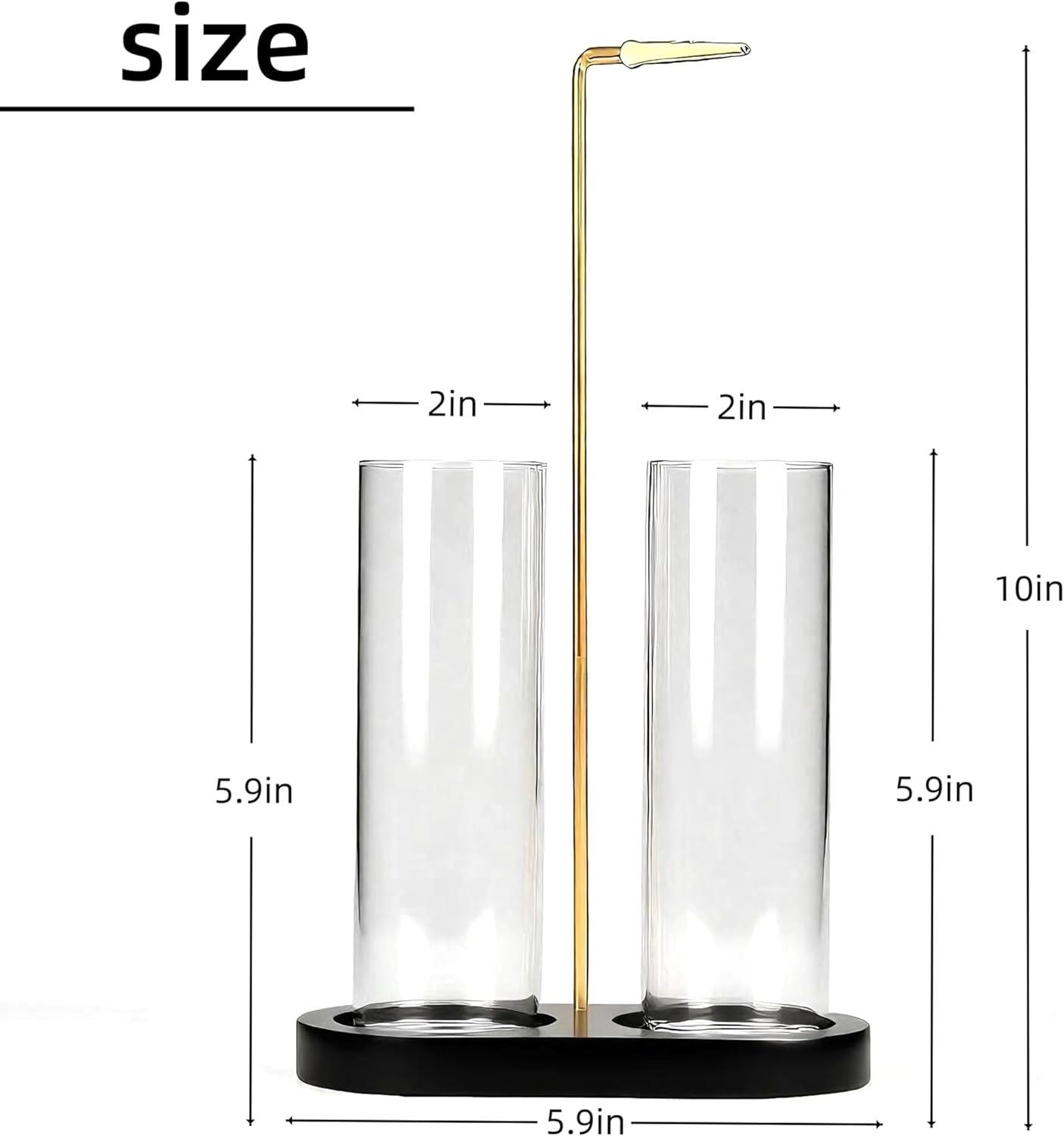 Incense Holder,2 in 1 Incense Sticks Burner Holder with Storage,Hang Upside Down Incense Holder for Sticks with Glass Ash Catcher for Meditation Yoga Spa Room Decor (Brown)