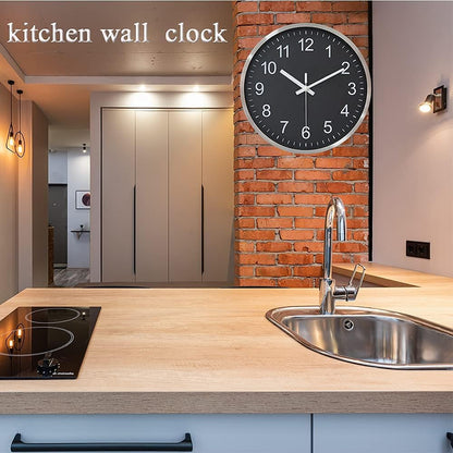 HZDHCLH Wall Clocks Battery Operated,12 inch Silent Non Ticking Modern Wall Clock for Living Room Bedroom Kitchen Office Classroom Decor (Olive Green and Gold)