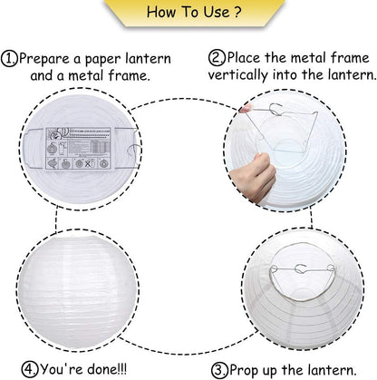 Paper Lanterns Decorative, Round Hanging Paper Lanterns Decorations for Rustic Party Bridal Shower Wedding Sage Green Birthday Party Supplies Gold/Ivory/Sage Green 15pcs