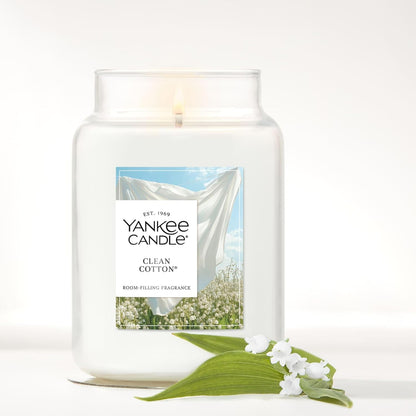 Yankee Candle Ocean Air Scented Candle, 22oz Large Jar with up to 150 Hour Burn Time, Giftable