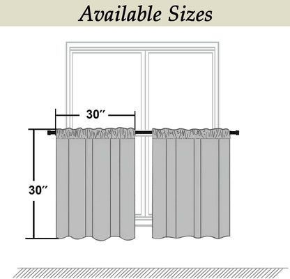 Simplebrand Ava Sage Green Blackout Curtains for Bedroom 63 Inch Length 2 Panels Set, Solid Thermal Insulated Energy Saving Rod Pocket Window Treatment Curtains Blackout Drapes, W40 x L63 Inch, Sage - Colors C