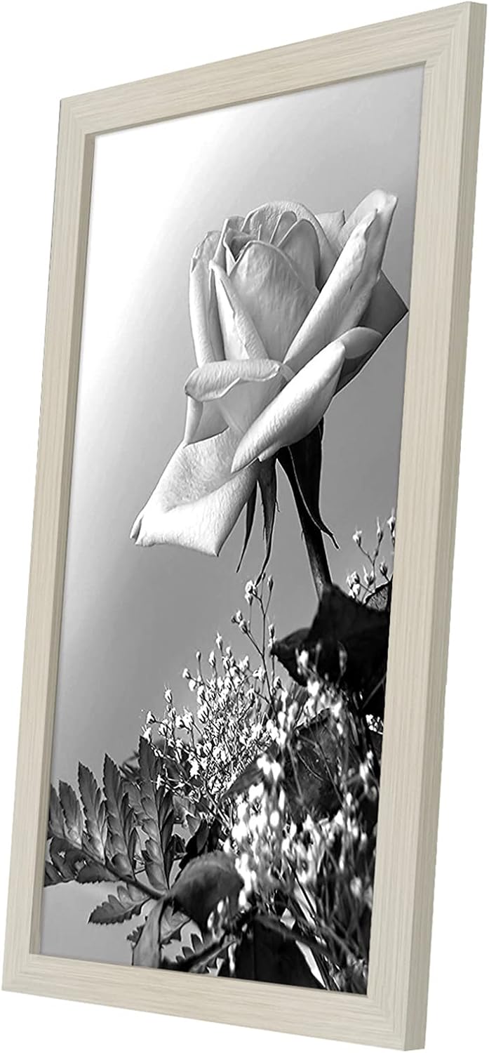 Americanflat 16x20 Picture Frame with Polished Plexiglass - Black Picture Frame - Wide Photo Frames Made of Engineered Wood for Vertical or Horizontal Wall Display - Epic Collection - Black - Colors B