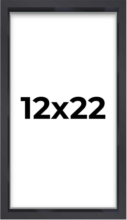 14x14 Shadow Box Black | 3/4" Depth of Usable Space | Solid Wood Pine | Includes UV Resistant Acrylic Plexiglass, Acid-Free Backing & Hanging Hardware | Made to Order in USA - Colors B