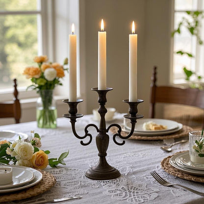 12-Pack Olive Green Taper Candles, 10 Inch Unscented Dripless Candlesticks, Long-Lasting Burn Time of 7-8 Hours, Perfect for Christmas Home Décor Spring and St. Patrick's Day