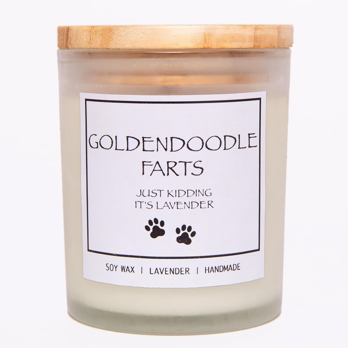 Pug Gifts & Decor, Dog Mom Gifts for Women, Dog Farts Candle, Pet Friendly Lavender Scented Candle