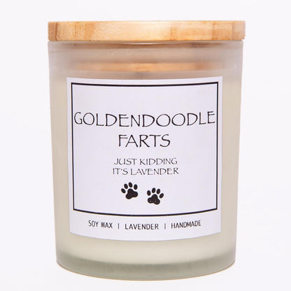 Pug Gifts & Decor, Dog Mom Gifts for Women, Dog Farts Candle, Pet Friendly Lavender Scented Candle