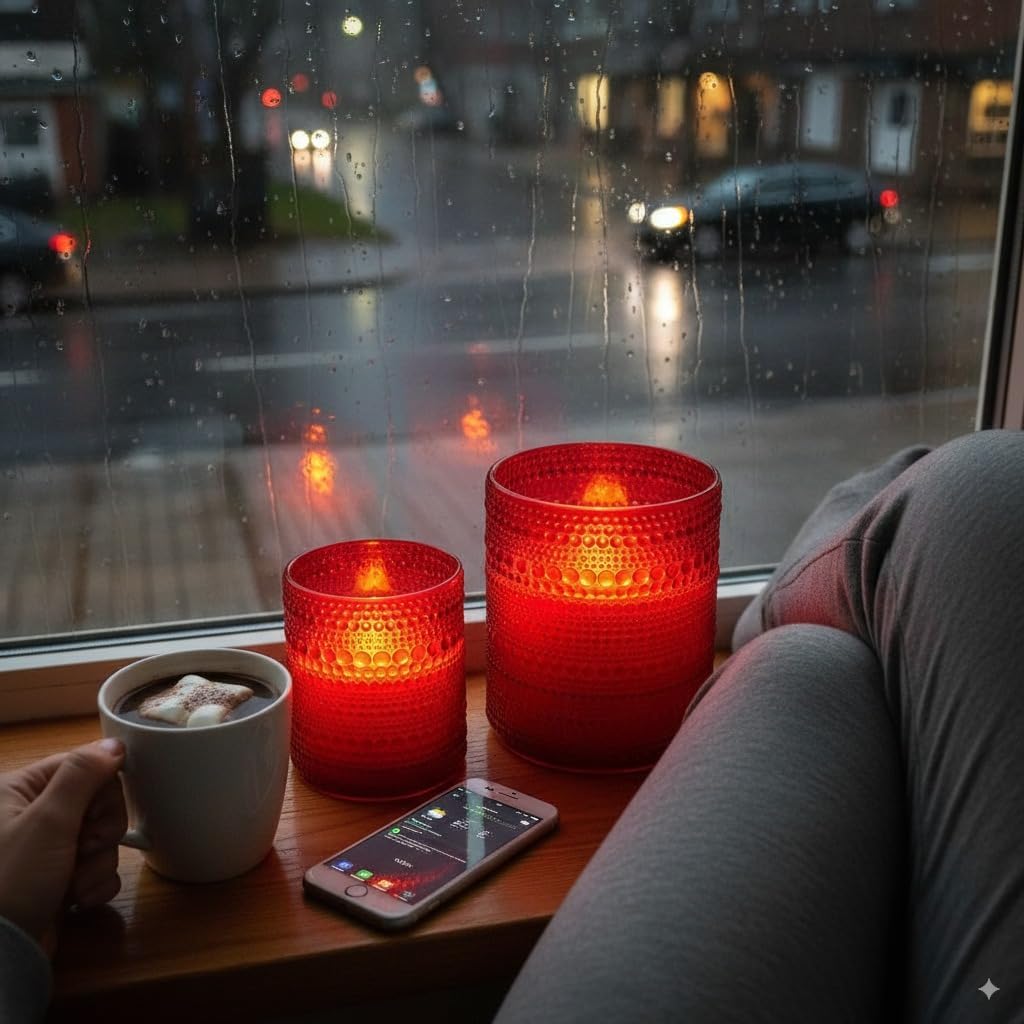 VENTA Set of 3 Warm Ivory Pillar Candles | Real Wax Battery Operated Candles with Flickering Flame | Timeless Year-Round Decor for Weddings, Mantels & Centerpieces