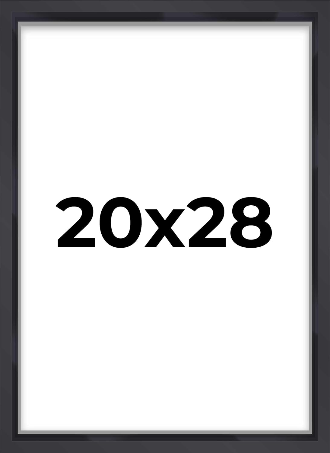 14x14 Shadow Box Black | 3/4" Depth of Usable Space | Solid Wood Pine | Includes UV Resistant Acrylic Plexiglass, Acid-Free Backing & Hanging Hardware | Made to Order in USA - Colors E