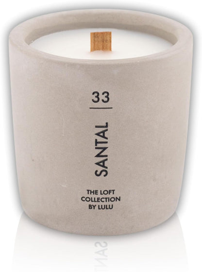 Lulu Candles | Jasmine, Oud & Sandalwood | Luxury Scented Soy Jar Candle | Hand Poured in The USA | Highly Scented & Long Lasting (9 Oz.)