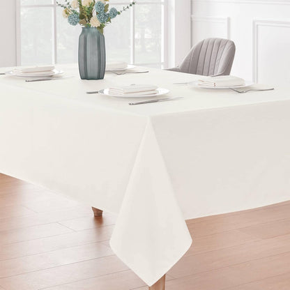Veblandy Rectangle Tablecloth Waterproof Linen Textured Table Cloth Stain and Wrinkle Resistant Washable, Decorative Fabric Table Cover for Dining, Party and Camping (Sage Green, 52 * 70)