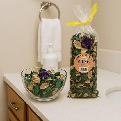 Lavender Potpourri – 2 Large Bags (8.4 oz Total) – Dried Petals for Bowl or Vase Filler, Long-Lasting Fragrance for Home, Gift, or Office