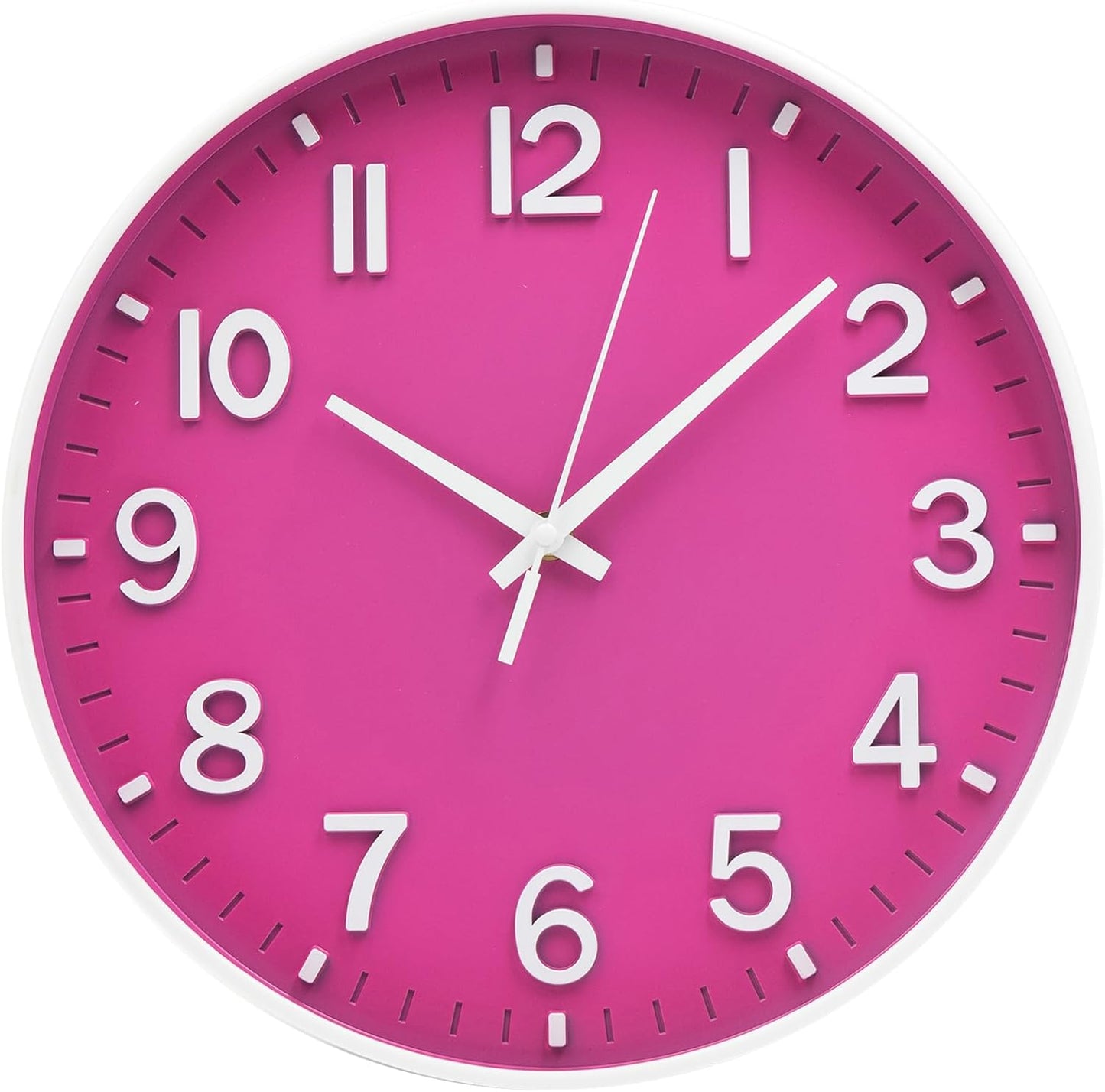 HZDHCLH Wall Clocks Battery Operated,12 inch Silent Non Ticking Modern Wall Clock for Living Room Bedroom Kitchen Office Classroom Decor (Olive Green and Gold)