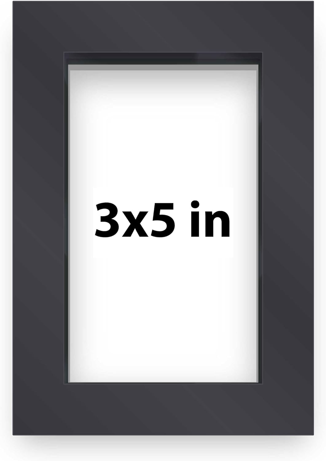 14x14 Shadow Box Black | 3/4" Depth of Usable Space | Solid Wood Pine | Includes UV Resistant Acrylic Plexiglass, Acid-Free Backing & Hanging Hardware | Made to Order in USA - Colors D
