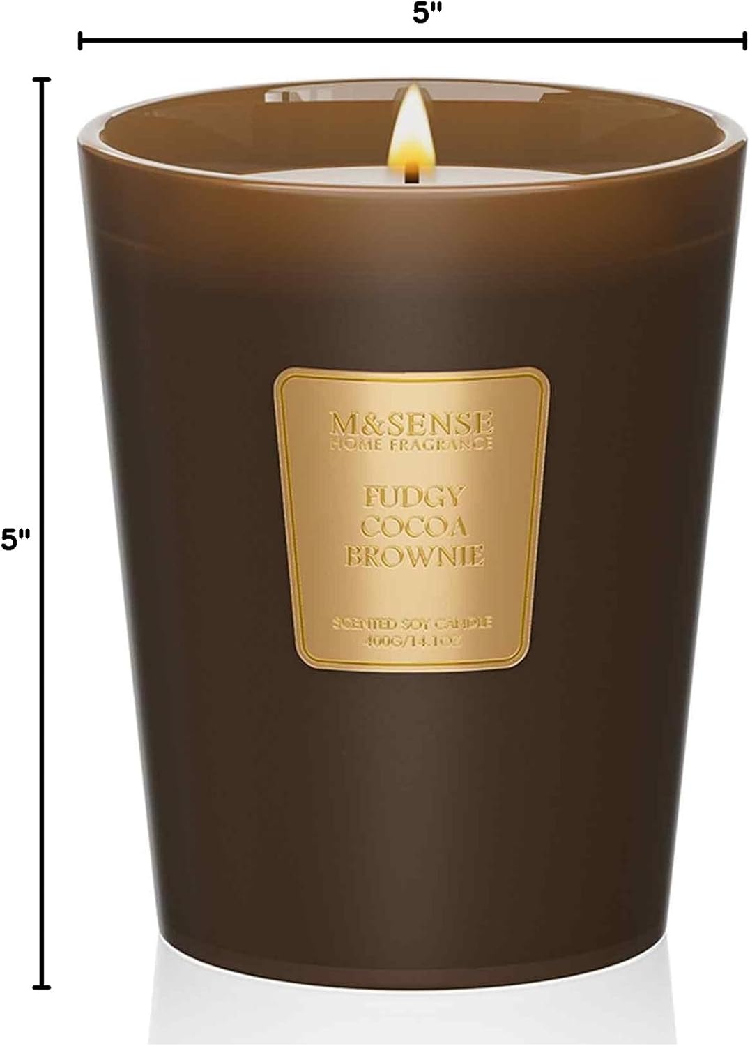 M&SENSE Jasmine Candles Highly Scented 3 Wick 35oz 150 Hours Burn Extra Large Jar Candles for Women, Natural Soy Wax Aromatherapy Candle for Stress Relief, Meditation, Yoga, Spa - Colors A