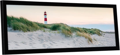 Americanflat 12x18 Poster Frame with Shatter-Resistant Glass - Signature Collection - Gallery-Style Frames Made of Engineered Wood - Photo Frame for Wall Display - Black - Colors C