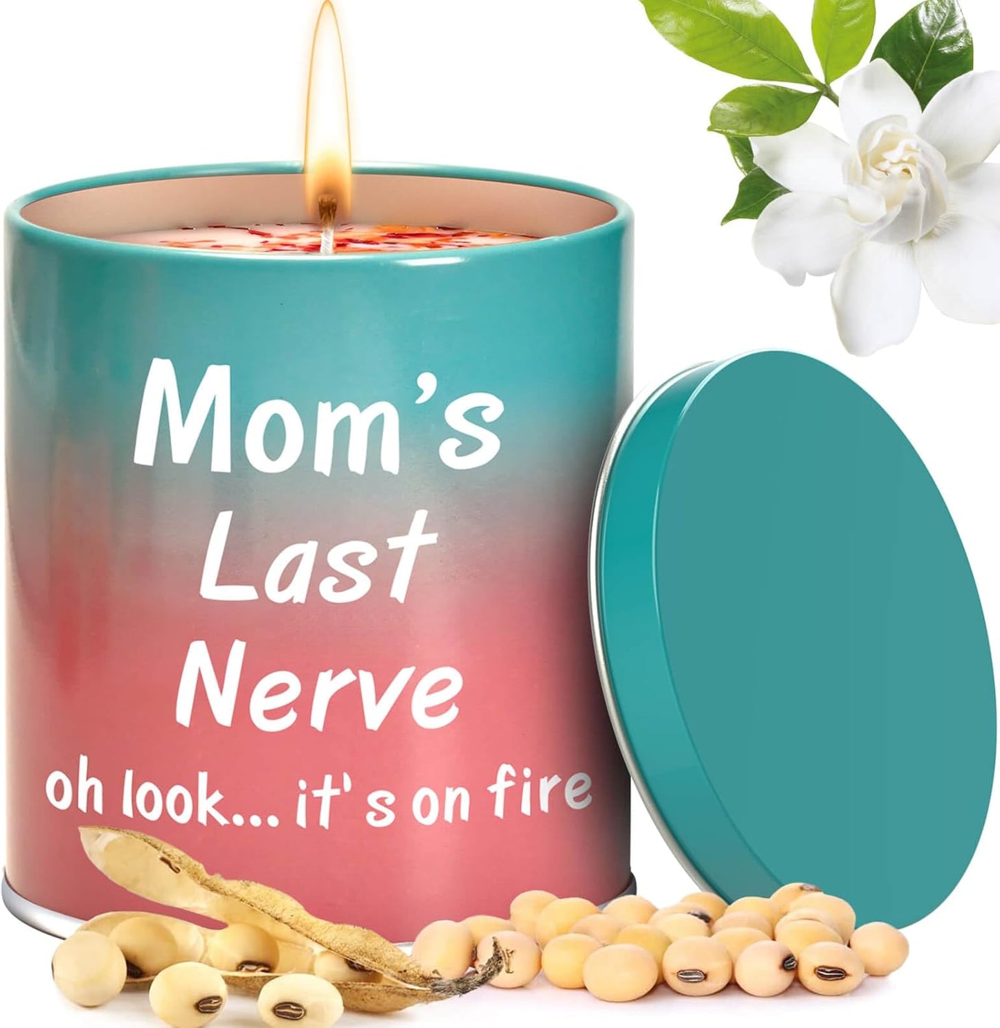 Gifts for Mom Birthday from Daughter Son, Christmas Stocking Stuffers Gifts for Mom Present Mothers Day Great ldeas Funny Unique New Mother Thanksgiving Adoptive 9oz Scented Candle