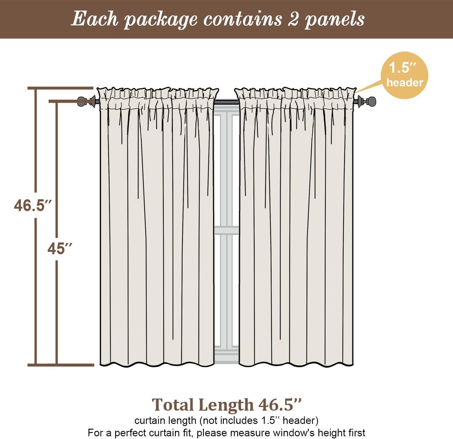 Chyhomenyc Sheer White Valances for Windows 2 Pack, Small Window Curtains for Living Room Bathroom Cafe Laundry Basement, Modern Top Dual Rod Pocket Voile Curtain, 42W x 14L inches, White - Colors A