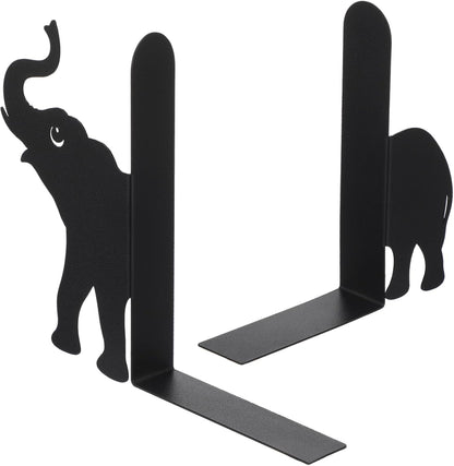 Geelin Peeping Cat Metal Bookends Set of 2 Cute Book Ends for Shelves Decorative Bookshelf Home Office Desk Bookshelf Decor Gift for Cat Lovers and Reading Enthusiasts