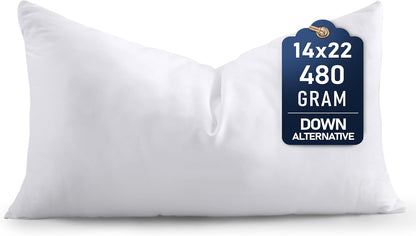 Utopia Bedding Throw Pillows (Set of 4, White) – 16 x 16 Inches Down Alternative Pillows for Bed, Sofa, and Couch - Fluffy Decorative Stuffer Pillow for Indoors & Outdoors