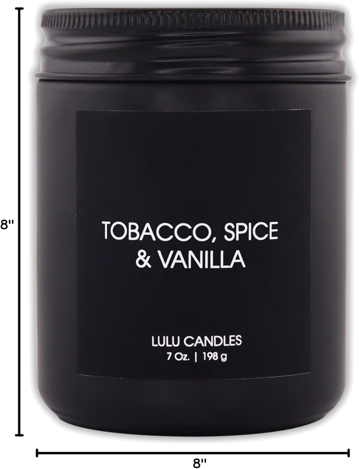 Lulu Candles | Jasmine, Oud & Sandalwood | Luxury Scented Soy Jar Candle | Hand Poured in The USA | Highly Scented & Long Lasting (9 Oz.)
