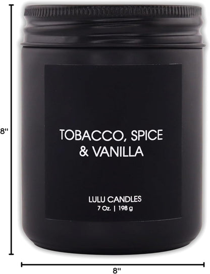 Lulu Candles | Jasmine, Oud & Sandalwood | Luxury Scented Soy Jar Candle | Hand Poured in The USA | Highly Scented & Long Lasting (9 Oz.)