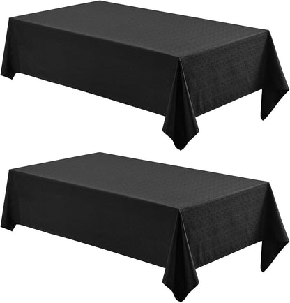 Veblandy Rectangle Tablecloth Waterproof Linen Textured Table Cloth Stain and Wrinkle Resistant Washable, Decorative Fabric Table Cover for Dining, Party and Camping (Sage Green, 52 * 70)