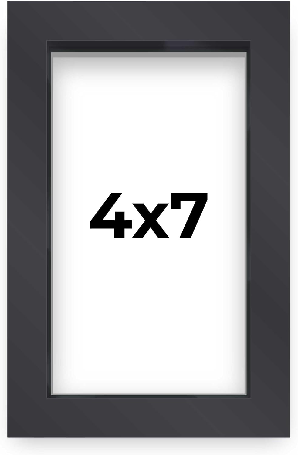 14x14 Shadow Box Black | 3/4" Depth of Usable Space | Solid Wood Pine | Includes UV Resistant Acrylic Plexiglass, Acid-Free Backing & Hanging Hardware | Made to Order in USA - Colors A