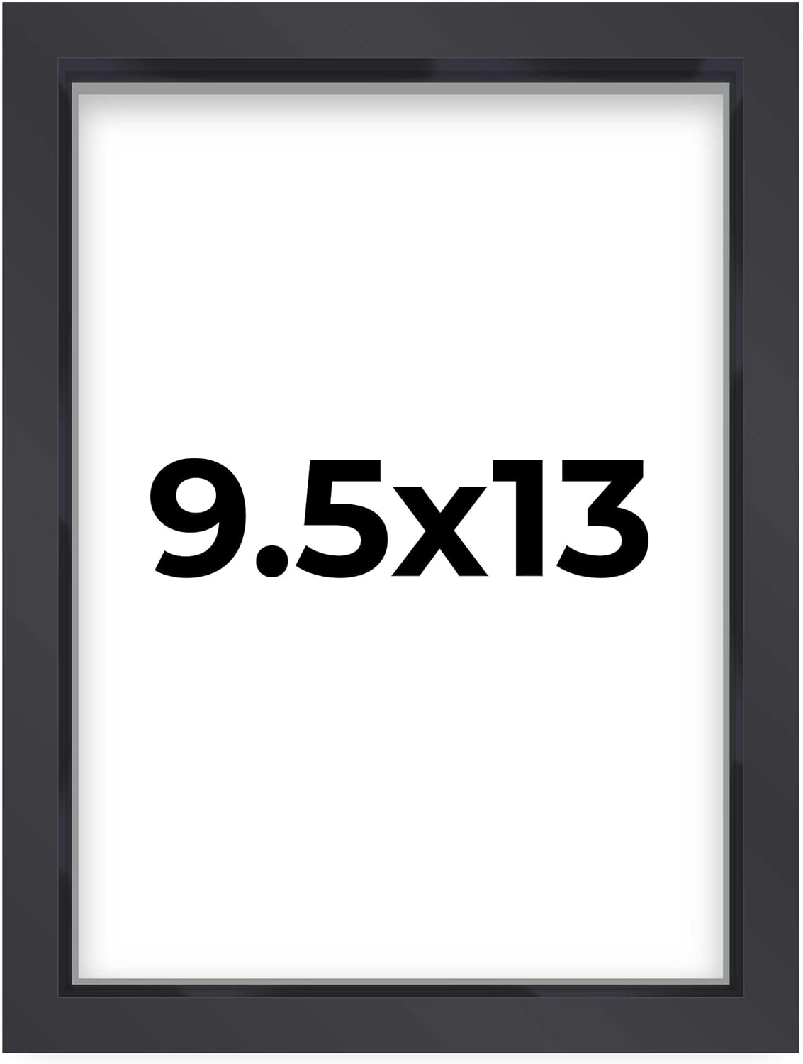 14x14 Shadow Box Black | 3/4" Depth of Usable Space | Solid Wood Pine | Includes UV Resistant Acrylic Plexiglass, Acid-Free Backing & Hanging Hardware | Made to Order in USA - Colors B
