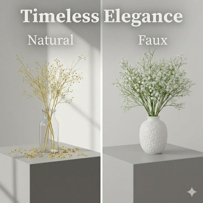 Sukh 10PCS Baby Breath Artificial Flowers Fake Babys Breath Gypsophila Flowers Bulk Realistic Artificial Flowers Bouquet Flores Artificiales para Decoracion for Wedding Party Home Decoration