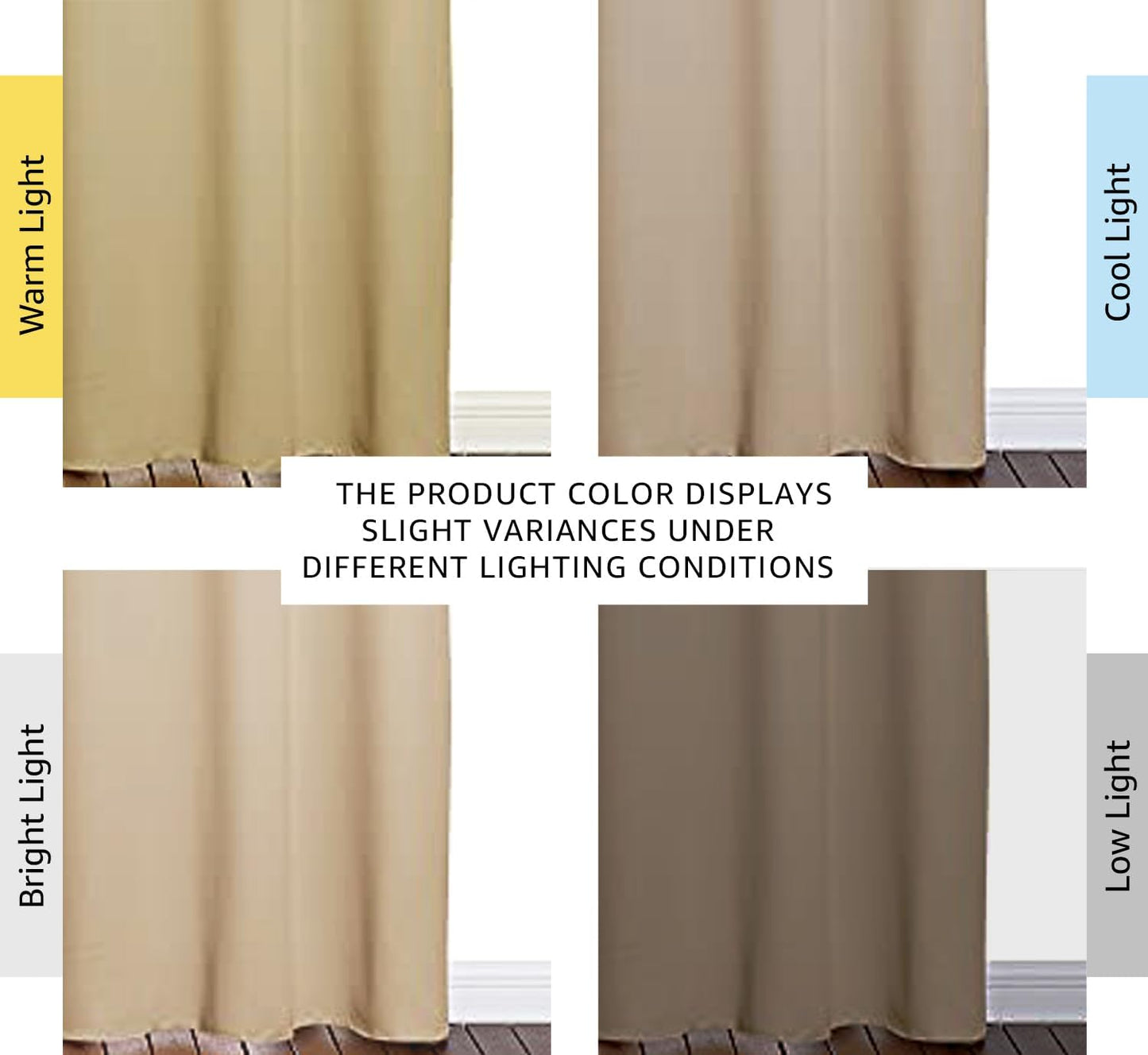 NICETOWN Halloween Pitch Black Solid Thermal Insulated Grommet Blackout Curtains/Drapes for Bedroom Window (2 Panels, 42 inches Wide by 63 inches Long, Black) - Colors D