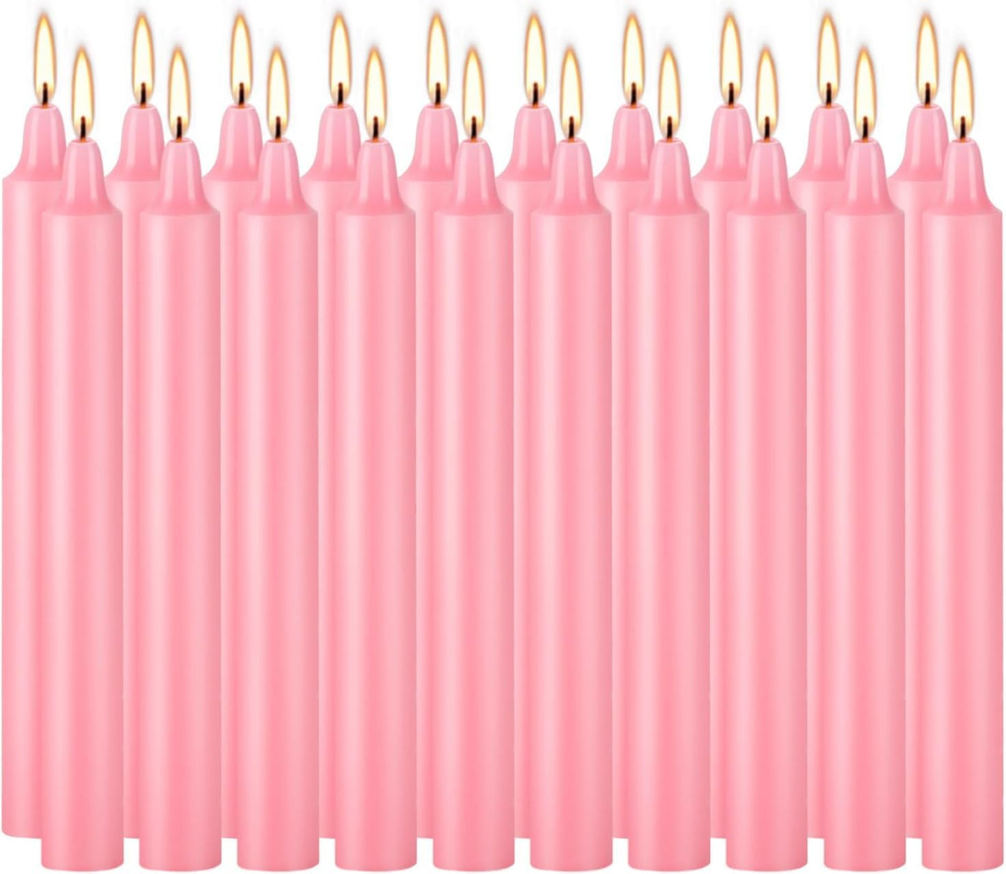 YOROXRG 40 Pack Spell Chime Candles-4 Inch Multi-Colored Taper Candles Sticks-for Home Decor Kitchen Decor Wedding Decoration-10 Colours