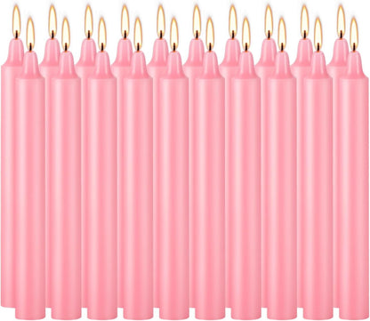 YOROXRG 40 Pack Spell Chime Candles-4 Inch Multi-Colored Taper Candles Sticks-for Home Decor Kitchen Decor Wedding Decoration-10 Colours