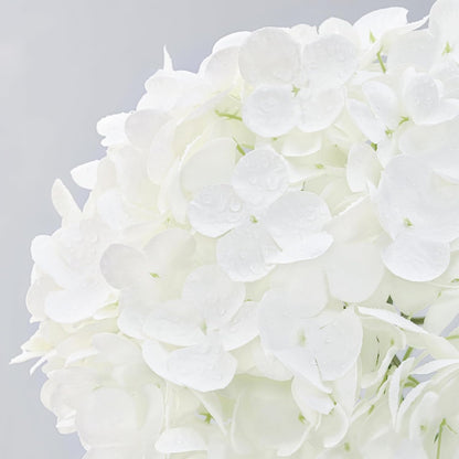 MARTINE MALL 3Pcs 21in Hydrangea Artificial Flowers, Latex Real Touch Hydrangeas Lifelike Large Hydrangea Flowers for Home Decor Party Arrangements Wedding Bouquets Centerpieces (Blue)