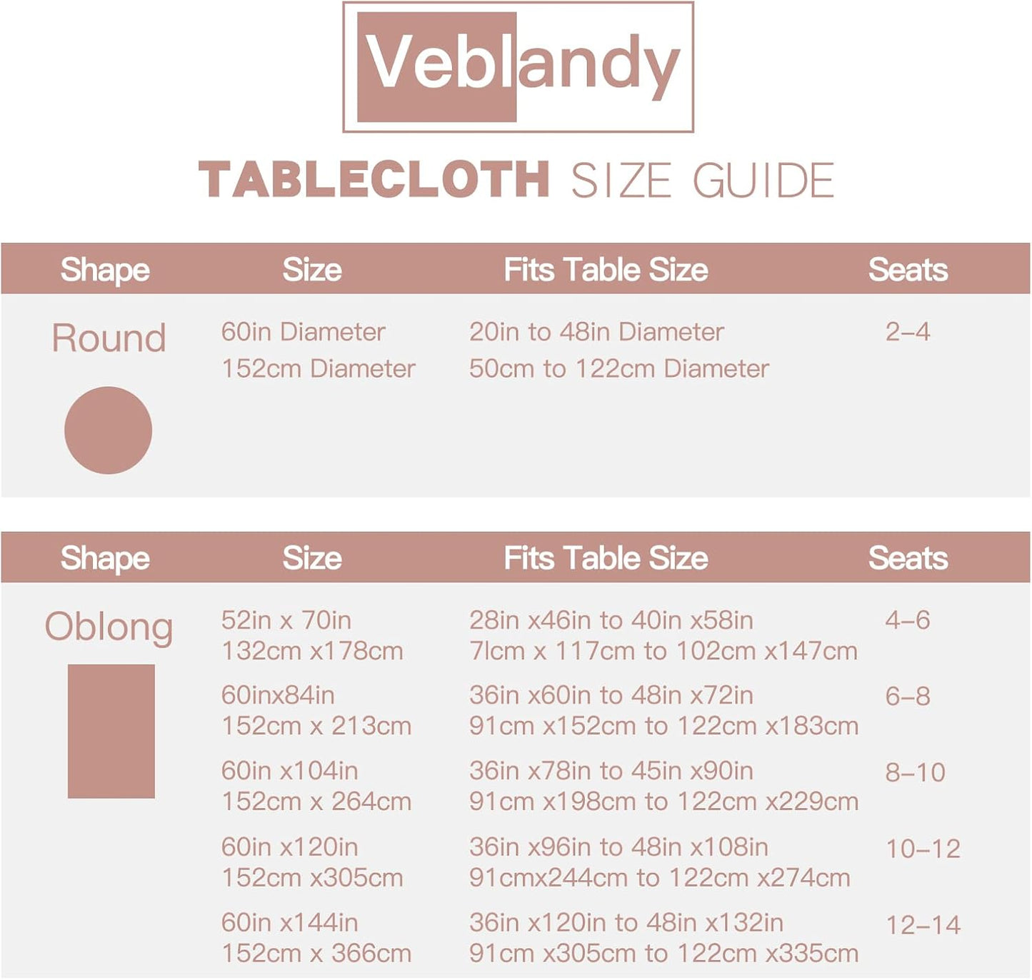 Veblandy Rectangle Tablecloth Waterproof Linen Textured Table Cloth Stain and Wrinkle Resistant Washable, Decorative Fabric Table Cover for Dining, Party and Camping (Sage Green, 52 * 70)